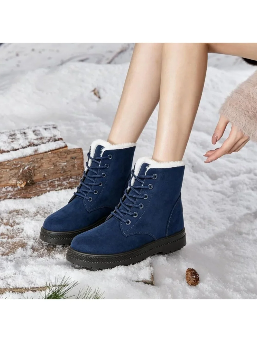 Cozy Winter Snow Boots for Women | Warm Fur Lined Ankle Booties | Comfortable